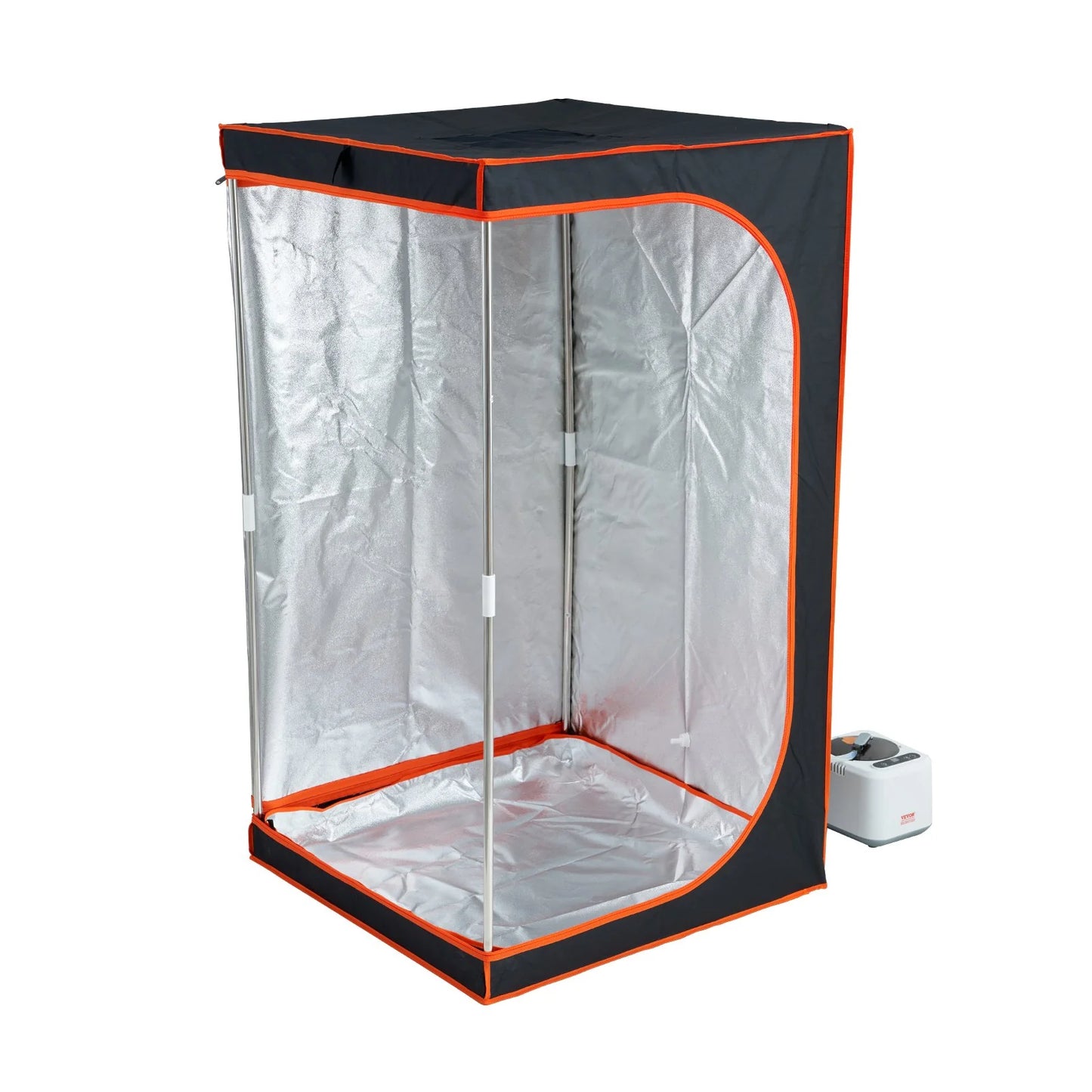 VEVOR Portable Steam Sauna Tent Full Size, 1000W Personal Sauna Blanket Kit for Home Spa, Detoxify & Soothing Heated Body Therapy, Time & Temperature Remote Control with Floor Mat